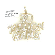 30 Billion Gang Brass Pendant