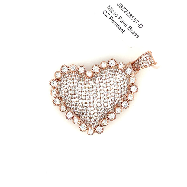 Heart Brass Pendant