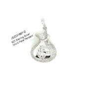 Money Bag Silver Pendant