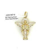 Angel Wings Silver Pendant