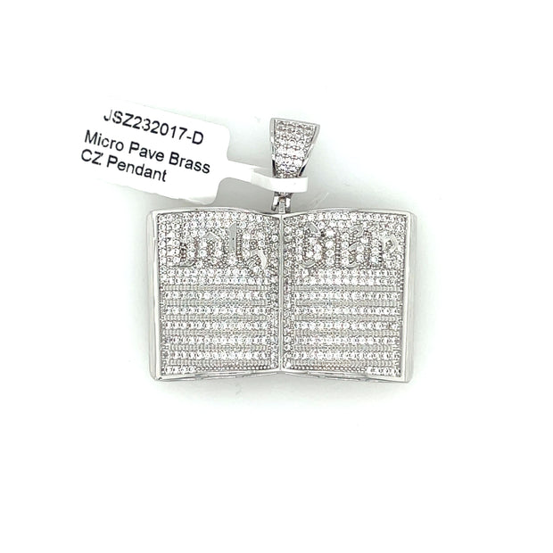 Bible Brass Pendant