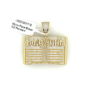 Bible Brass Pendant