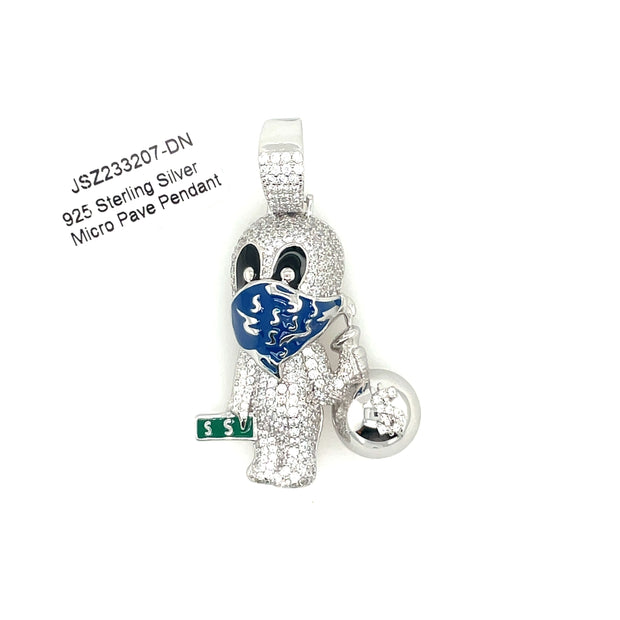Robber Silver Pendant