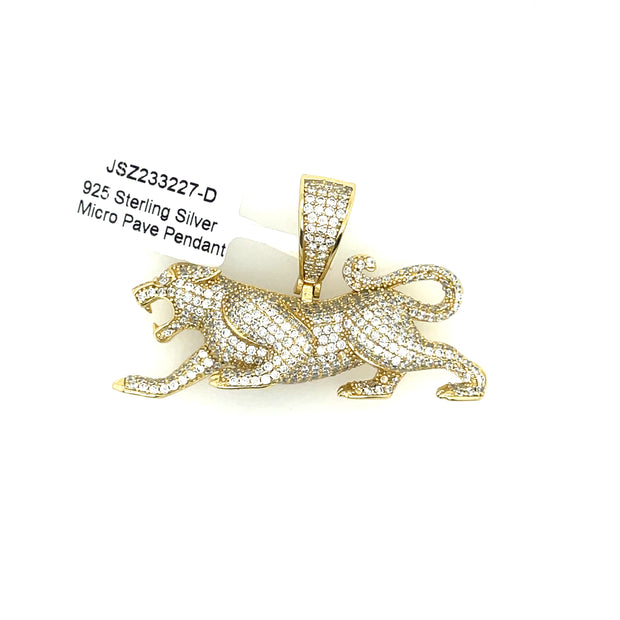 Tiger Silver Pendant