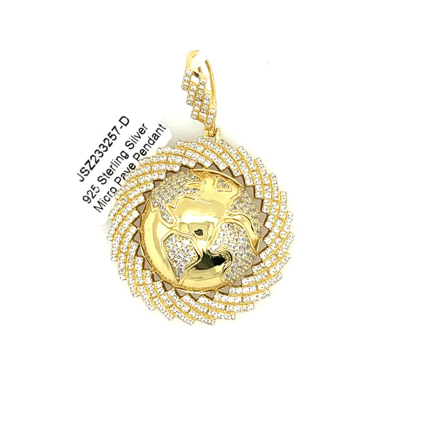 Earth Silver Pendant