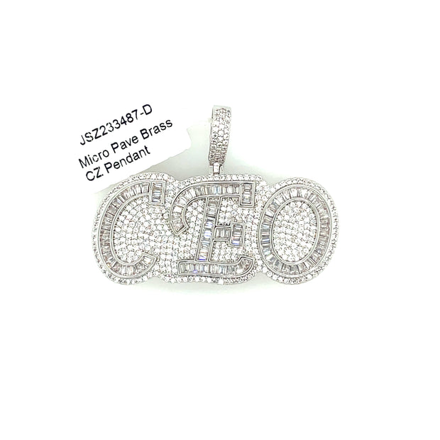 CEO Brass Pendant