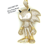 Sonic Brass Pendant