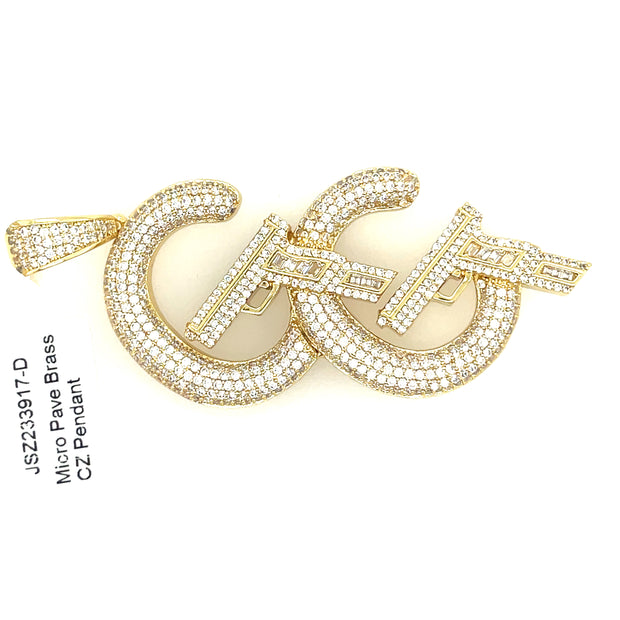 GG Brass Pendant