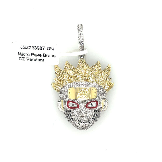 Naruto Brass Pendant
