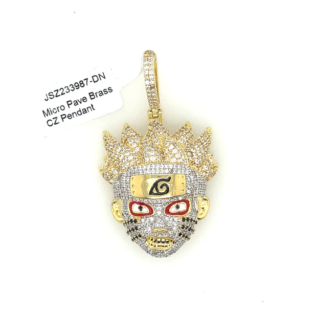 Naruto Brass Pendant