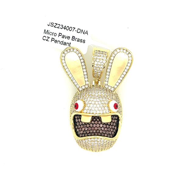 Bunny Brass Pendant