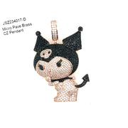 Kitty Brass Pendant