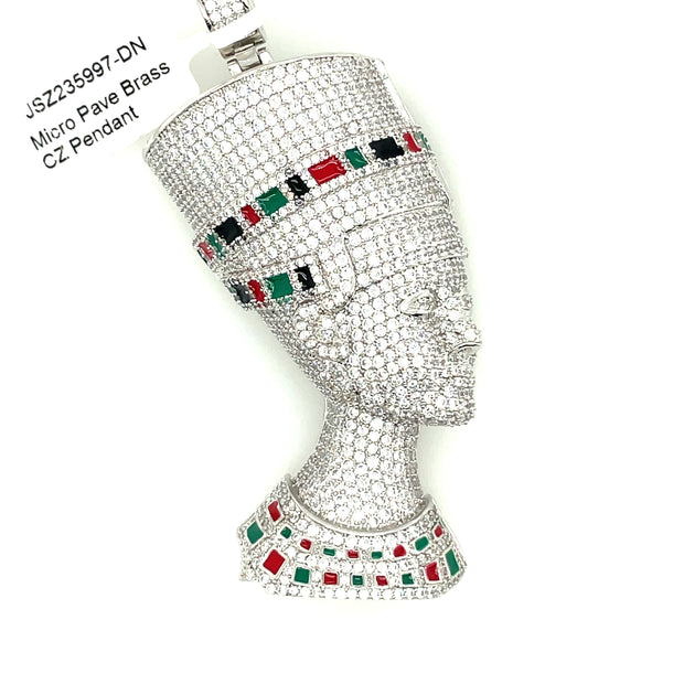 Cleopatra Brass Pendant