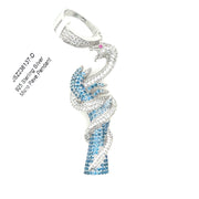Hand with Snake Silver Pendant
