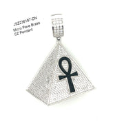 Pyramid with Unkh Brass Pendant