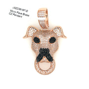 Dog Brass Pendant