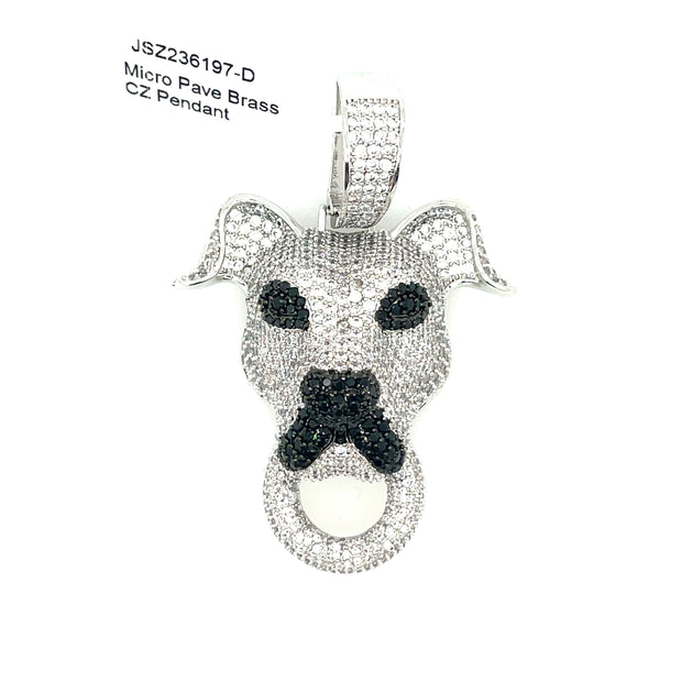Dog Brass Pendant