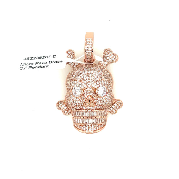 Skull Brass Pendant