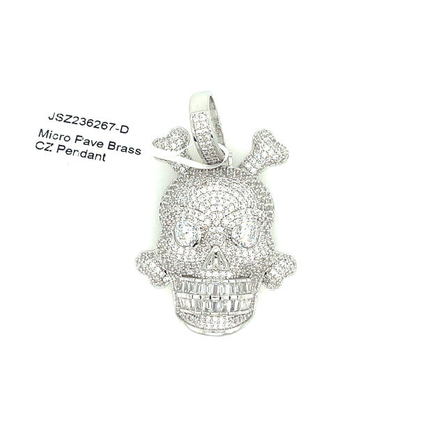 Skull Brass Pendant