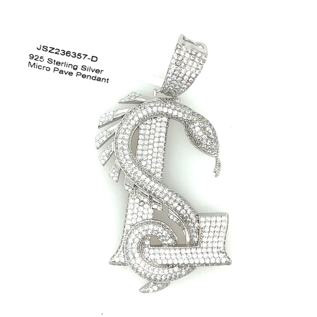 Snake Silver Pendant