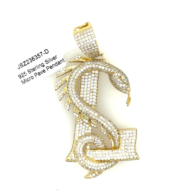 Snake Silver Pendant