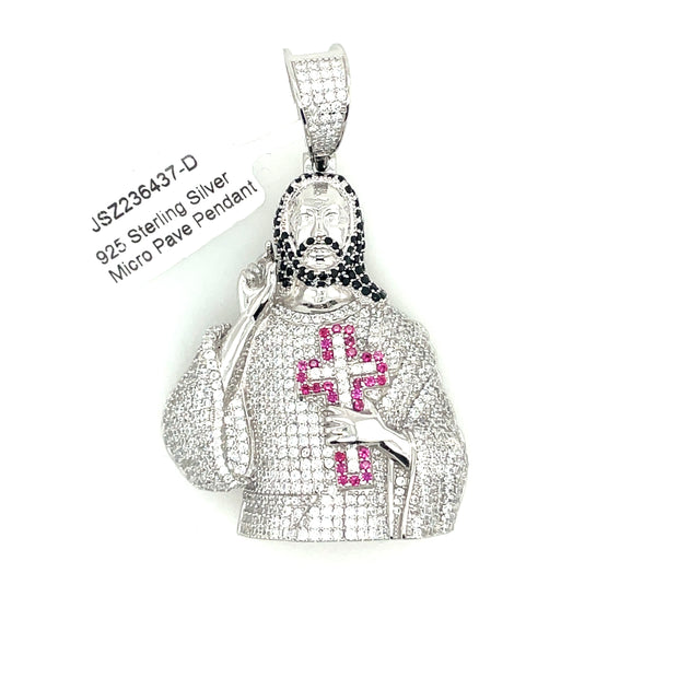 Jesus Silver Pendant