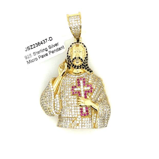 Jesus Silver Pendant