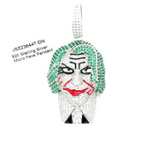 Joker Silver Pendant