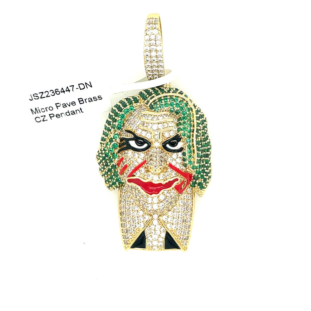 Joker Brass Pendant