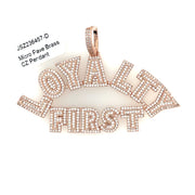 Loyalty First Brass Pendant