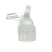 Lock Silver Pendant
