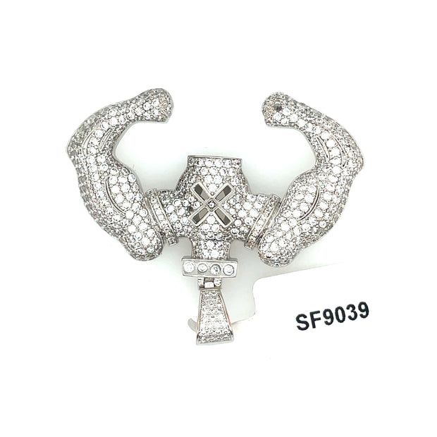 Muscles Brass Pendant