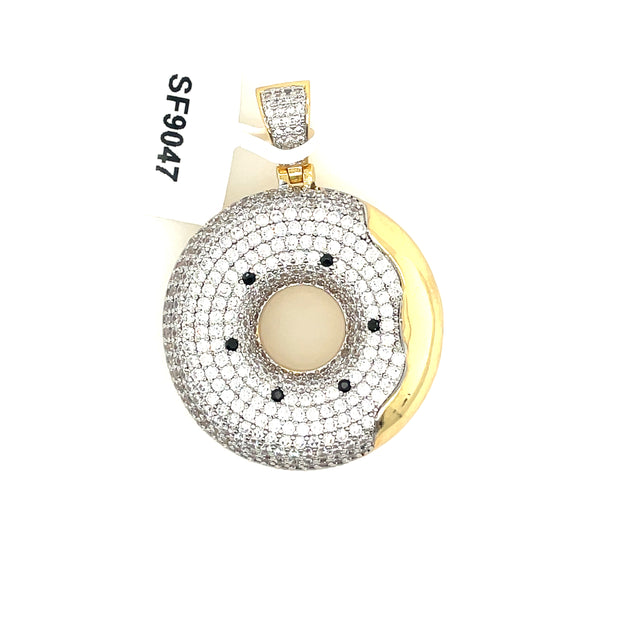Donut Brass Pendant