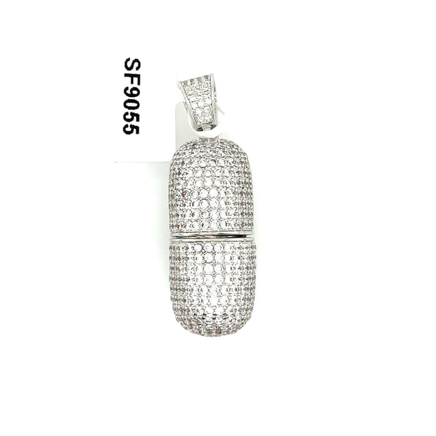 Pill Case Brass Pendant
